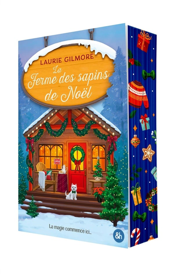 Couverture la ferme des sapins de Noël de Laurie Gilmore 