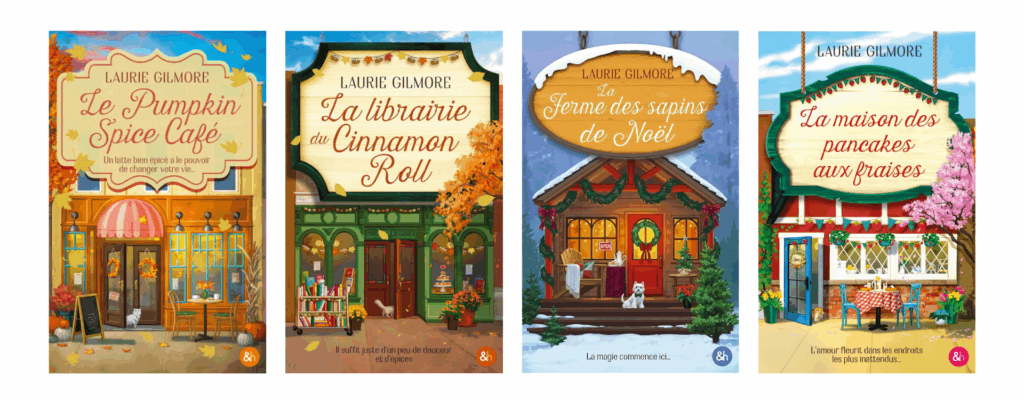 Couvertures saga Dream Harbor de Laurie Gilmore