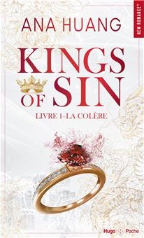 Couverture Kings of Sin Tome 6 La Colère Ana Huang